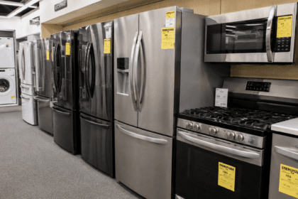 Kitchen range and oven representing federal appliance efficiency standards reviewed by the Department of Energy