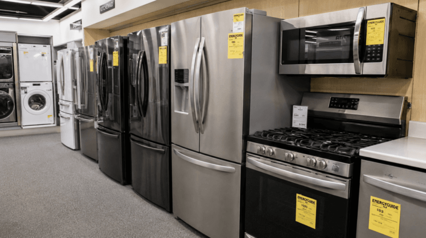 Kitchen range and oven representing federal appliance efficiency standards reviewed by the Department of Energy